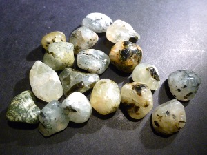 Prehnite and Epidote - Tumbled Stone (Selected)