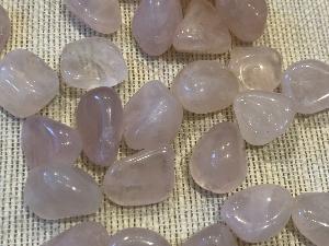 Rose Quartz - Brazilian - 1.5 to 2 cm, Weight 4.5g to 7g - Tumble Stone (selected)