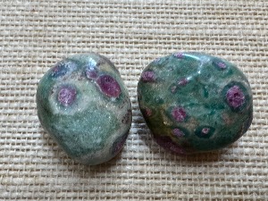 Rubies in Fuchsite - 10g to 12g Tumbled Stone