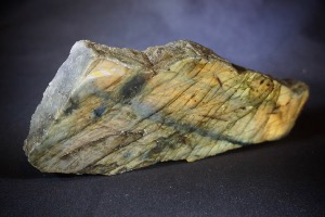  Labradorite (Half Polished/Half Rough) from Madagascar (No.90)