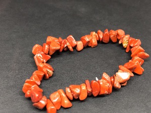 Jasper - Red - Gemstone chip bead bracelet (Selected)