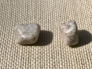 Thulite - (White/Grey) Tumble Stone (Selected)