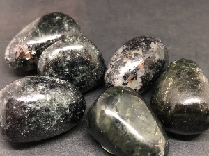 Apatite - Black -  Tumbled Stone