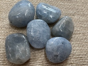 Calcite - Blue - Up to 10g Tumbled Stone (Selected)