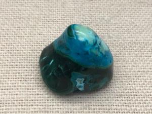 Chrysocolla and Malachite, Boxed Tumbled Stone (ref.BT103)