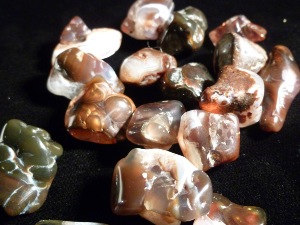 Agate - Fire - Rough Tumbled Stone