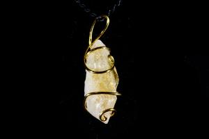 Citrine Point Hand Wired Pendant (REF:HWCP1)