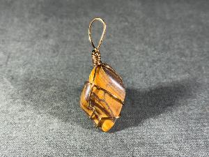 Tiger Eye Hand Wired Pendant (REF:HWTE4)