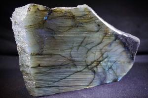 Labradorite (Half Polished/Half Rough), from Madagascar  (REF:L3)