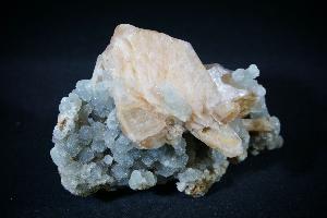 Apophyllite & Stilbite, from Poona, India (No.138)