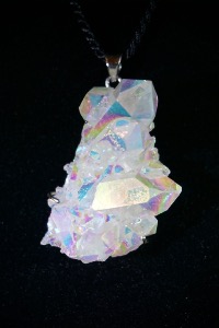 Angel Aura Quartz Pendant (No.3)