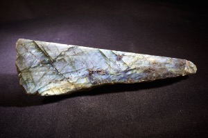 Labradorite (half polished/half rough) from Madagascar (No.86)