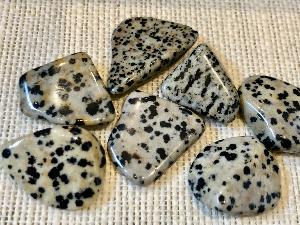 Jasper - Dalmatian  - up to 5g Tumbled Stone (Selected)