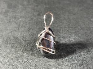 Hematite Hand Wired Pendant (REF:HEMHWP1)