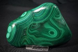 Malachite 'Polished Botryoidal', from Democratic Republic of Congo (REF:MDRC11)
