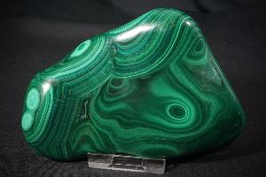 Malachite 'Polished Botryoidal', from Democratic Republic of Congo (REF:MDRC11)