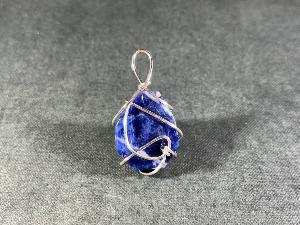 Sodalite Hand Wired Pendant (REF:SODPEN4)