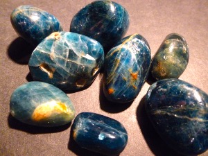 Apatite - Blue 'A' Grade - Tumbled Stone