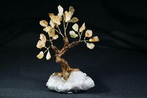 Citrine Crystal Tree, on Amethyst Base (REF:CTREE-C8)