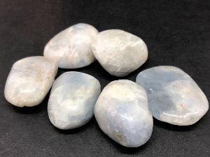 Calcite - Blue - 1.5 to 2 cm Tumbled Stone.