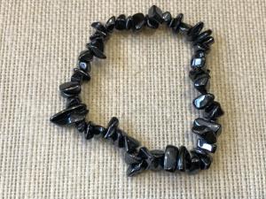 Hematite - Shiny - Chip bead bracelet (Selected)