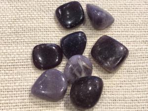 Lepidolite - 1.5cm Dark Tumbled Stone