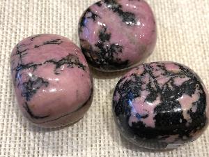 Rhodonite -  (Mix Colour) 25g to 35g, 2.5x2cm Tumble Stone (selected)