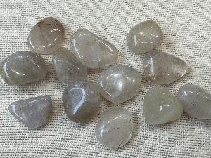 Quartz - Rutilated - With Titanium Dioxide Rutile  - 5g to 12g Tumble Stone (Selected )