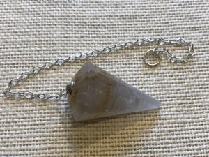 Rutilated Quartz Pendulum (ref p11)