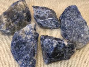 Sodalite - Light Blue Rough Mineral (Selected)