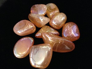 Tangerine Aura - Tumbled Stone (Selected)