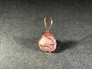 Hematoid Quartz Hand Wired Pendant (REF:HEMQHWP1)