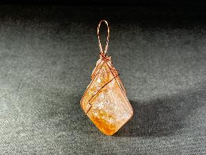 Citrine Hand Wired Pendant (REF:HWCCP1)