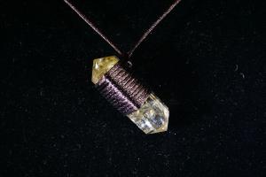 Citrine Hand Tied Pendant (REF:HWCCP4)