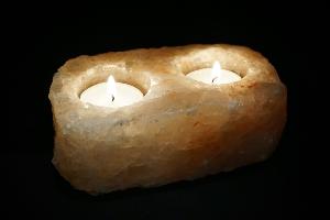 Himalayan Double T-Light Salt Lamp (REF:14/1)