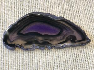 Agate Slice - Dyed Purple Agate (RefPCS6)