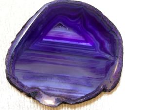 Agate Slice - Dyed Purple (ref DAS104)