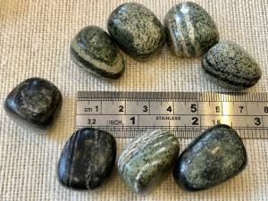 Chrysotile in Serpentine - 10g to 15g Tumbled Stone (Selected)