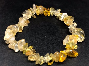 Citrine -  Gemstone chip bead bracelet (Selected)
