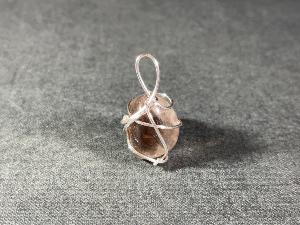 Smokey Quartz Hand Wired Pendant (REF:HWSQTZ12)