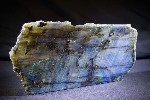 Labradorite (Half Polished/Half Rough), from Madagascar (REF:L2)