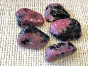 Rhodonite -  (Mix Colour) 2g to 5g, 1-2cm Tumble Stone (selected)