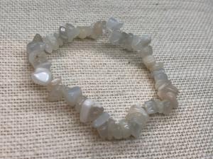 Rainbow Moonstone (White Labradorite) Chip Bracelet (selected)